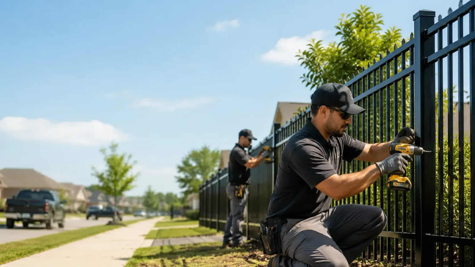 Metal Fence Installation in Great Falls, VA